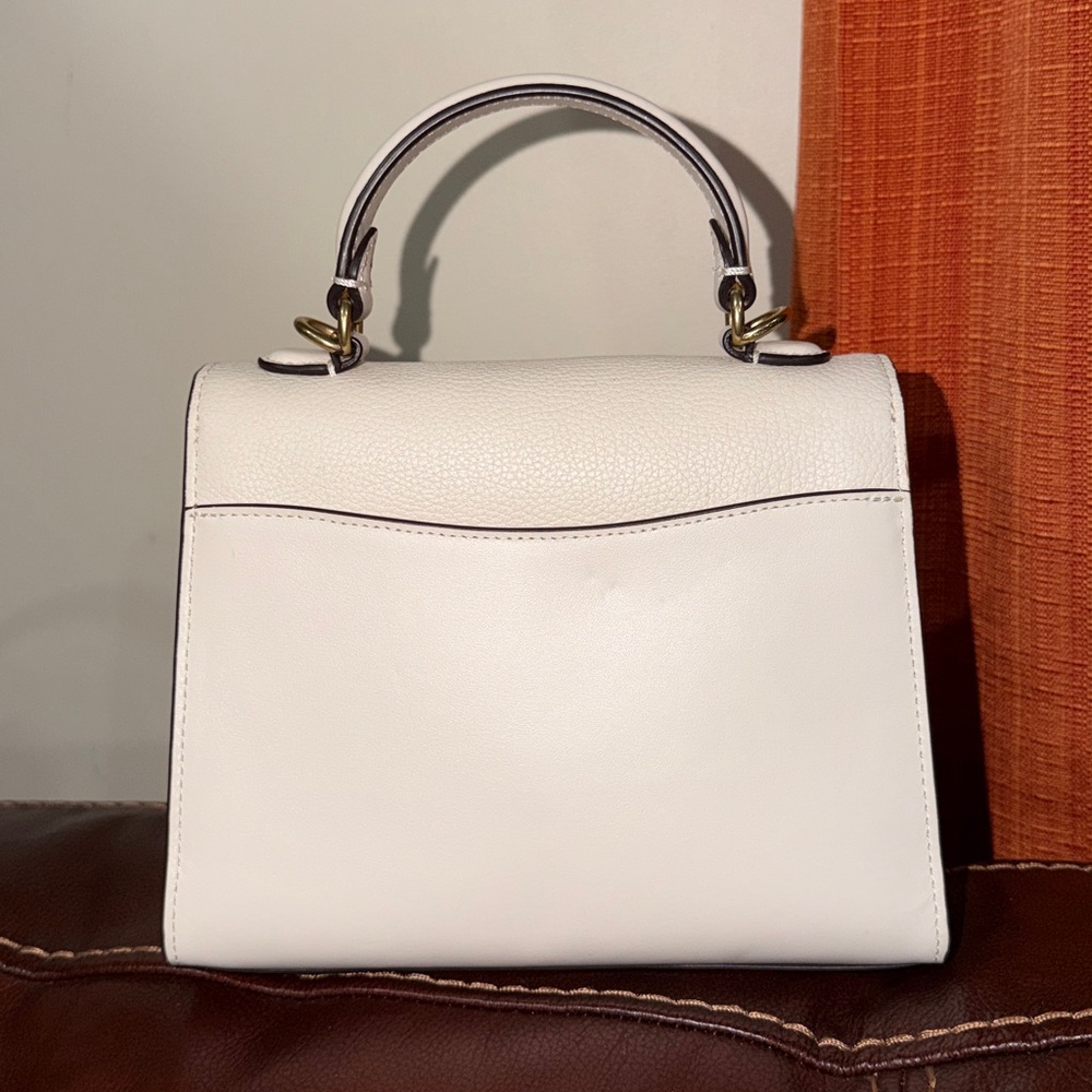🔥🔥🔥Coach Tabby Mini Mixed Leather Top Handle Bag Crossbody Bag Satchel - Picture 4 of 13